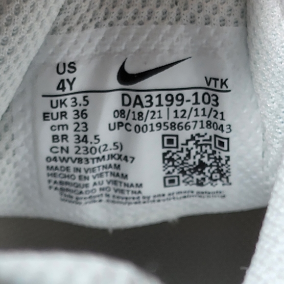 Nike Air Max 2021 GS White Metallic Red Bronze DA3199-100 Kids Youth Shoes NEW - Picture 11 of 12